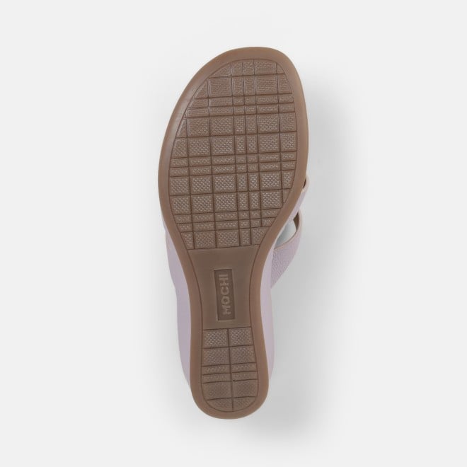 Mochi Women Purple Casual Slip Ons (SKU: 44-181-26-36)