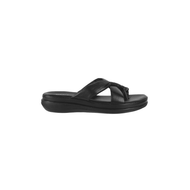 Mochi Women Black Casual Slip Ons (SKU: 44-186-11-36)