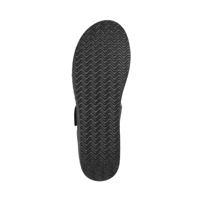 Mochi Women Black Casual Slippers & Flip Flops (SKU: 44-206-11-37)