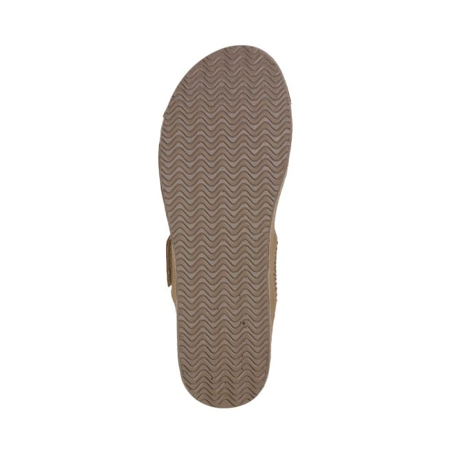 Mochi Women Beige Casual Slippers & Flip Flops (SKU: 44-206-20-36)