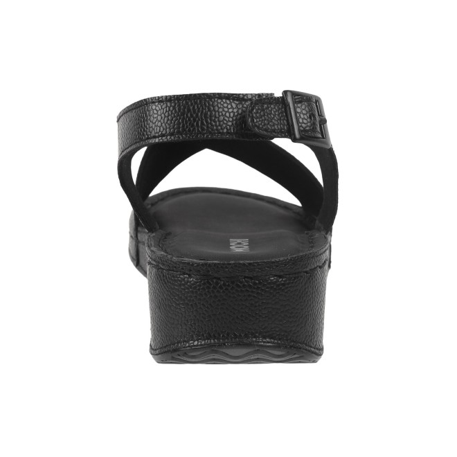 Mochi Women Black Casual Sandals (SKU: 44-207-11-37)