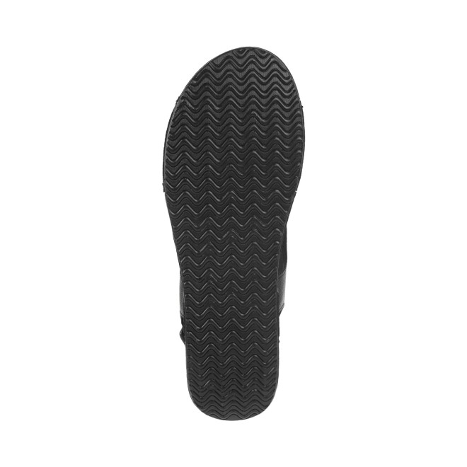 Mochi Women Black Casual Sandals (SKU: 44-207-11-37)