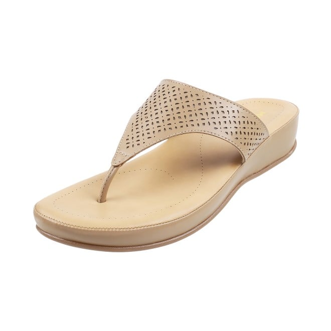 Mochi Women Beige Casual Slippers (SKU: 44-20L-20-42)
