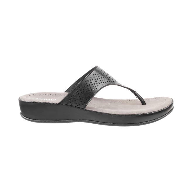 Mochi Women Black Casual Slippers (SKU: 44-20L-11-42)