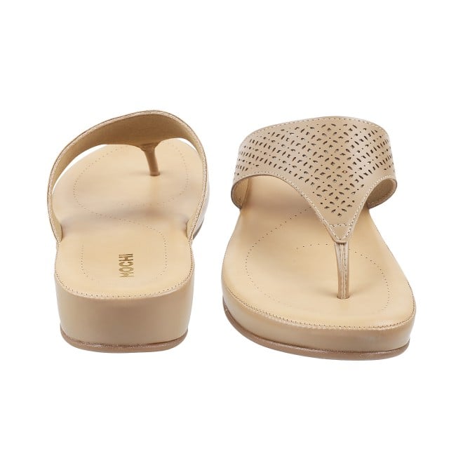 Mochi Women Beige Casual Slippers (SKU: 44-20L-20-42)