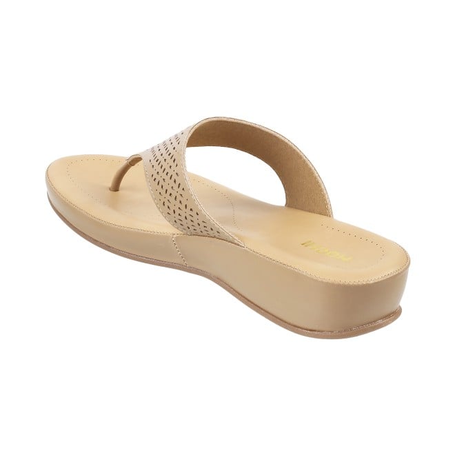 Mochi Women Beige Casual Slippers (SKU: 44-20L-20-42)