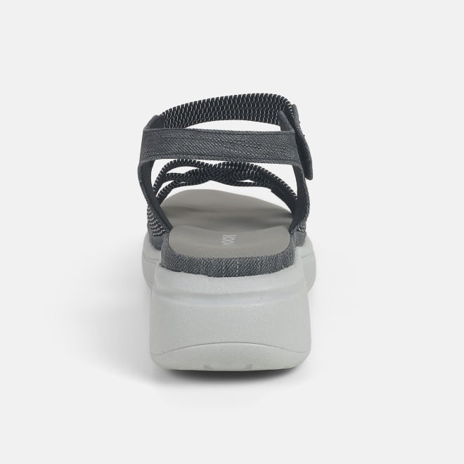 Mochi Women Black Casual Sandals (SKU: 44-214-11-36)