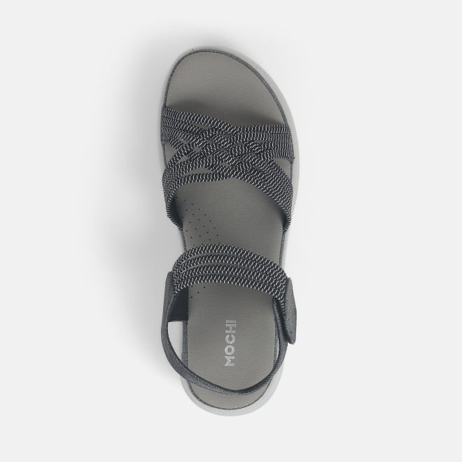 Mochi Women Black Casual Sandals (SKU: 44-214-11-36)
