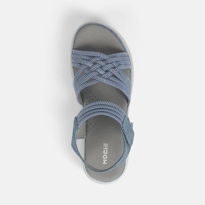 Mochi Women Blue Casual Sandals (SKU: 44-214-45-37)