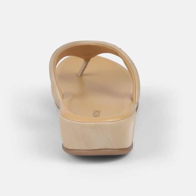 Mochi Women Beige Casual Slippers (SKU: 44-228-20-36)