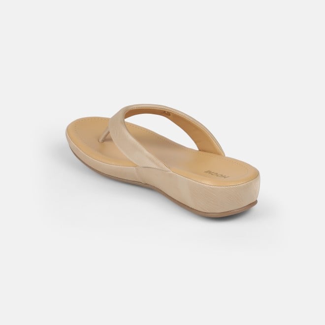 Mochi Women Beige Casual Slippers (SKU: 44-228-20-36)