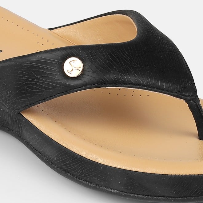 Mochi Women Black Casual Slippers (SKU: 44-228-11-36)