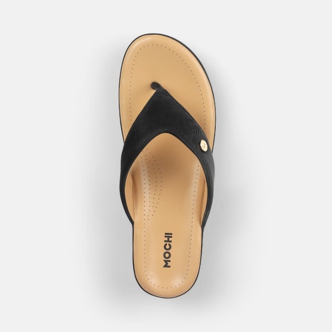 Mochi Women Black Casual Slippers (SKU: 44-228-11-42)