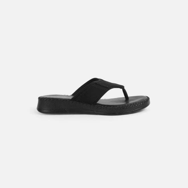 Mochi Women Black Casual Slippers (SKU: 44-254-11-36)