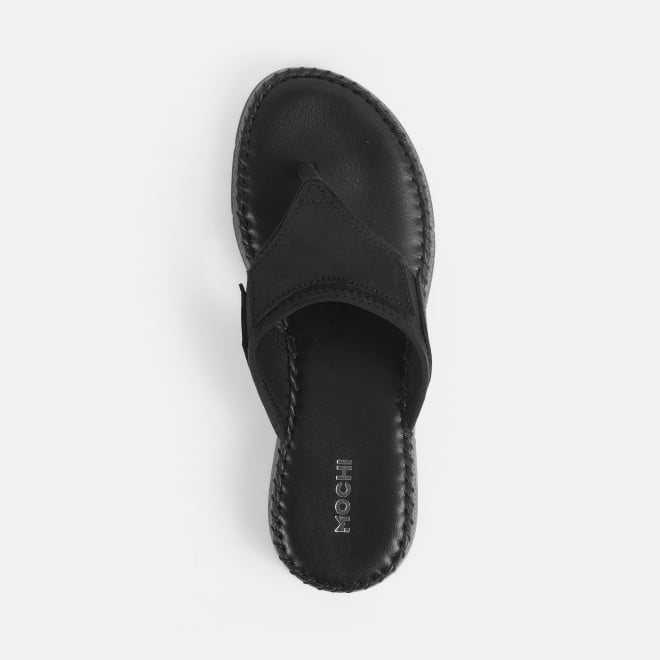 Mochi Women Black Casual Slippers (SKU: 44-254-11-36)