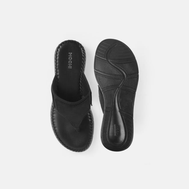 Mochi Women Black Casual Slippers (SKU: 44-254L-11-42)