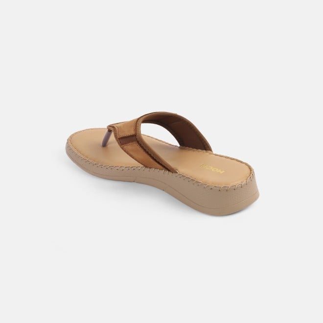 Mochi Women Beige Casual Slippers (SKU: 44-254L-20-42)