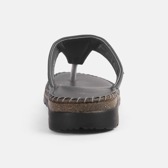 Mochi Women Grey Casual Slippers (SKU: 44-255-14-36)