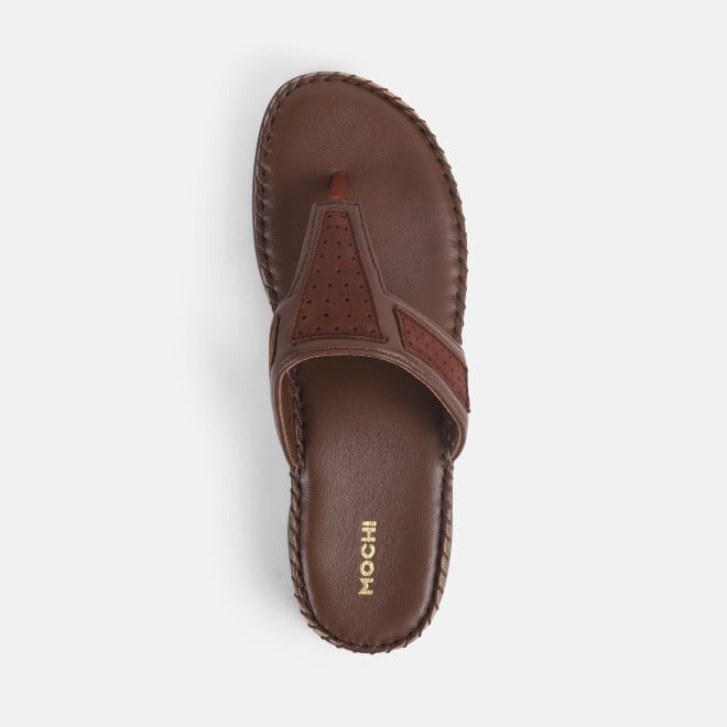 Mochi Women Brown Casual Slippers (SKU: 44-255-12-36)
