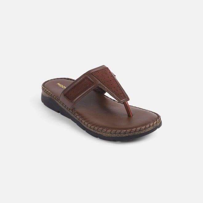 Mochi Women Brown Casual Slippers