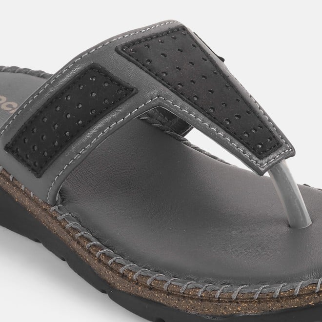 Mochi Women Grey Casual Slippers (SKU: 44-255L-14-42)