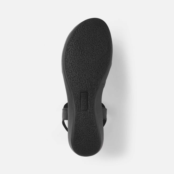 Mochi Women Black Casual Sandals (SKU: 44-257-11-36)