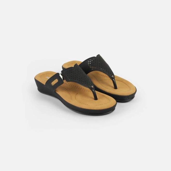 Mochi Women Black Casual Slip Ons (SKU: 44-258-11-36)