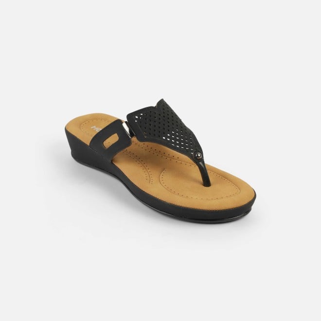 Mochi Women Black Casual Slip Ons (SKU: 44-258-11-36)