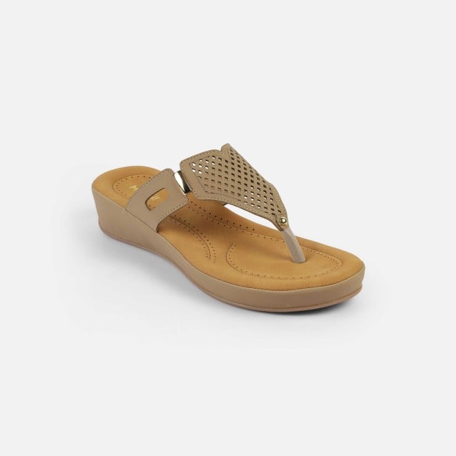 Mochi Women Peach Casual Slip Ons (SKU: 44-258-80-36)