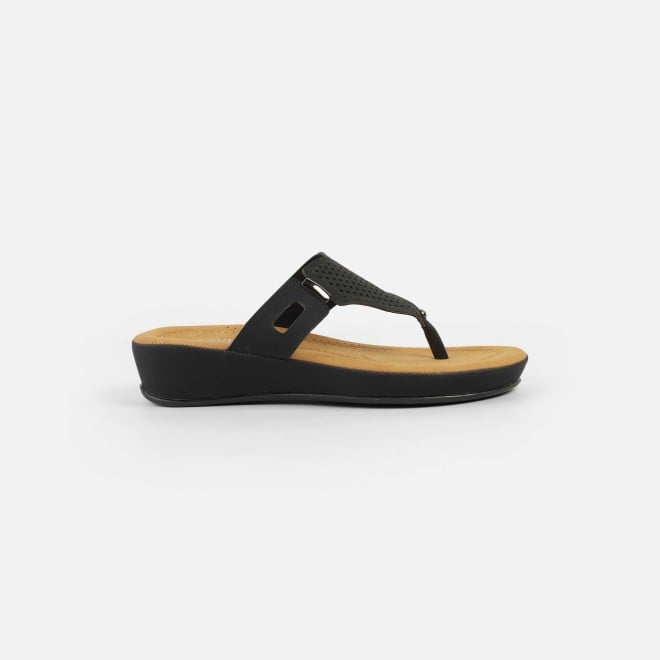 Mochi Women Black Casual Slip Ons (SKU: 44-258-11-36)