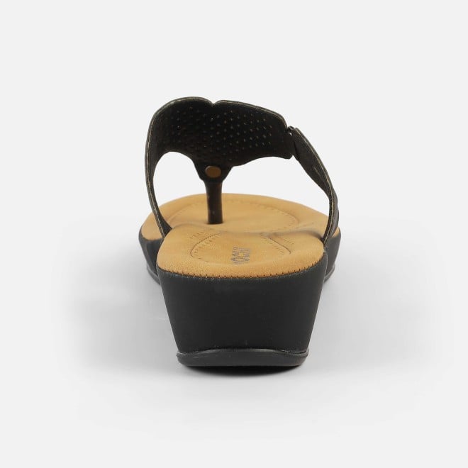 Mochi Women Black Casual Slip Ons (SKU: 44-258-11-36)