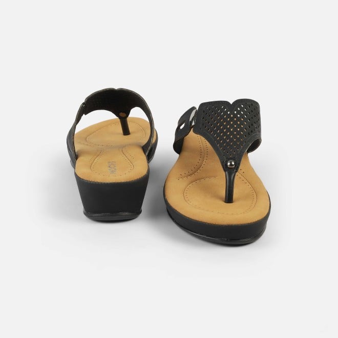 Mochi Women Black Casual Slip Ons (SKU: 44-258-11-36)