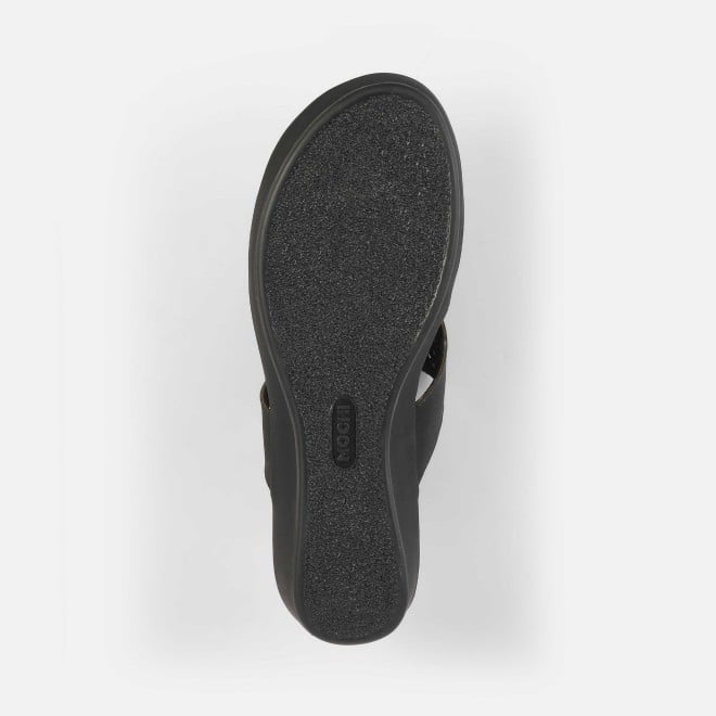 Mochi Women Black Casual Slip Ons (SKU: 44-258-11-36)