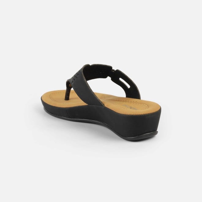 Mochi Women Black Casual Slip Ons (SKU: 44-258-11-36)