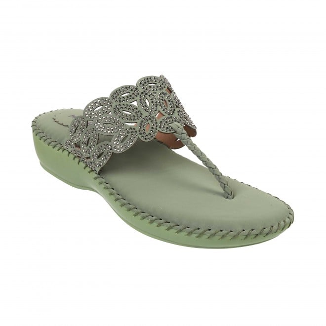 Buy Mochi Girls Green Casual Sandals Online