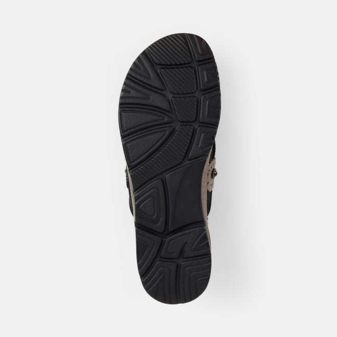 Mochi Women Black Casual Slippers (SKU: 44-277-11-36)