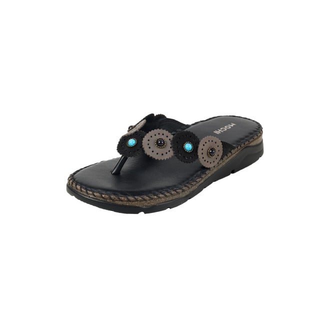 Mochi Women Black Casual Slippers (SKU: 44-277L-11-42)