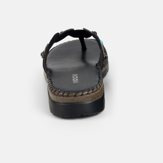 Mochi Women Black Casual Slippers (SKU: 44-277L-11-42)