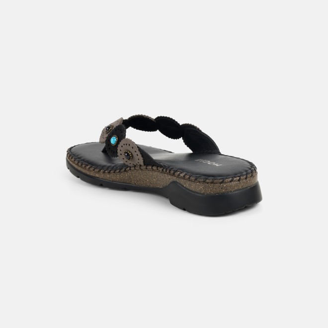 Mochi Women Black Casual Slippers (SKU: 44-277L-11-42)