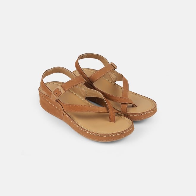 Mochi Women Beige Casual Sandals (SKU: 44-3014-20-36)