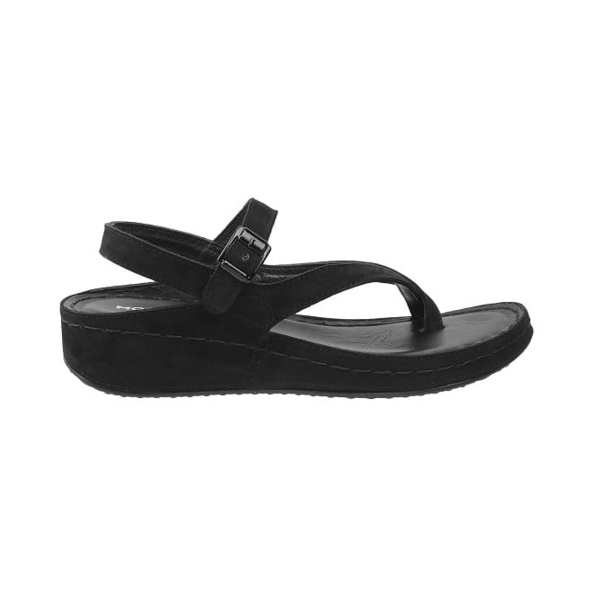Mochi Women Black Casual Sandals (SKU: 44-3014-11-37)