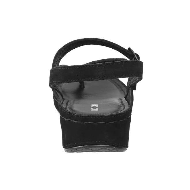 Mochi Women Black Casual Sandals (SKU: 44-3014-11-37)