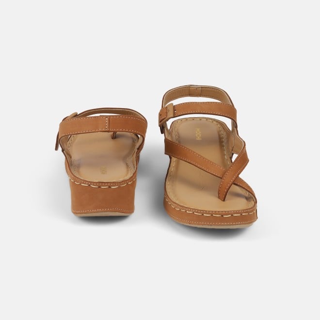 Mochi Women Beige Casual Sandals (SKU: 44-3014-20-42)