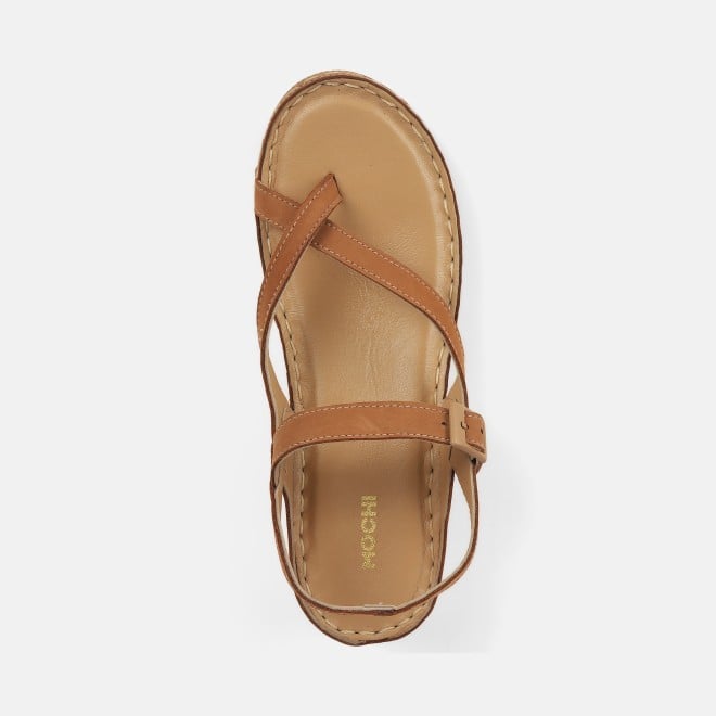 Mochi Women Beige Casual Sandals (SKU: 44-3014-20-42)