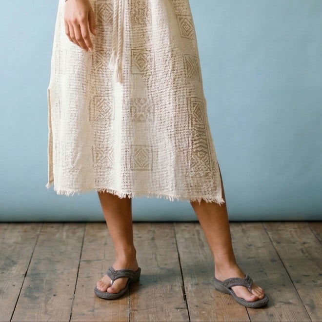 Mochi Women Grey Casual Comfort (SKU: 44-328-14-36)