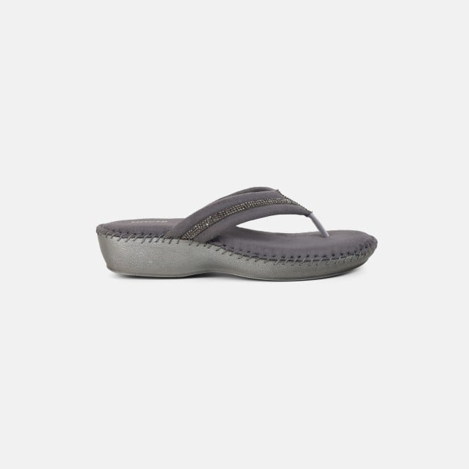 Mochi Women Grey Casual Comfort (SKU: 44-328-14-36)