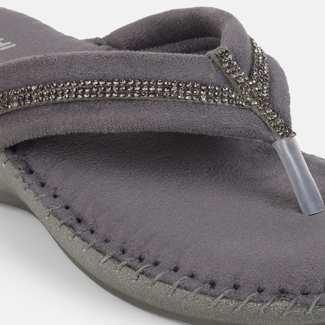 Mochi Women Grey Casual Comfort (SKU: 44-328-14-36)