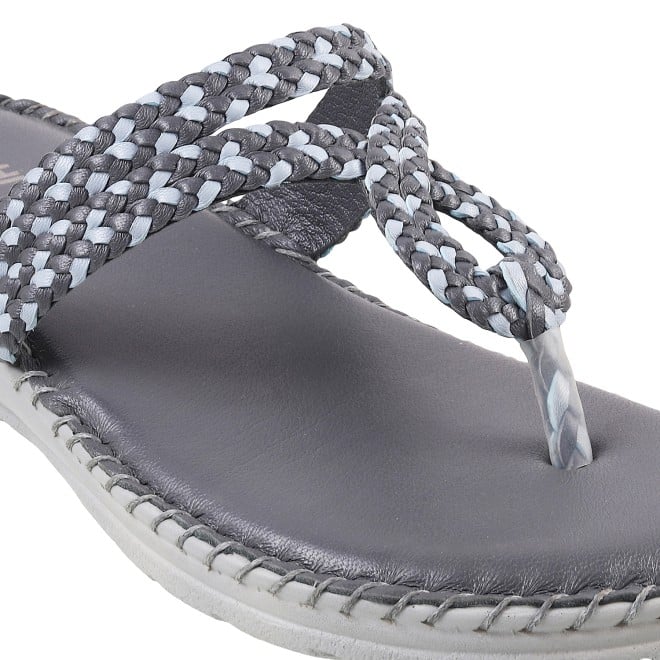 Mochi Women Light-grey Casual Slippers (SKU: 44-38L-59-42)