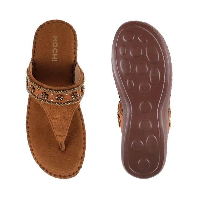 Mochi Women Tan Casual Comfort (SKU: 44-419L-23-42)