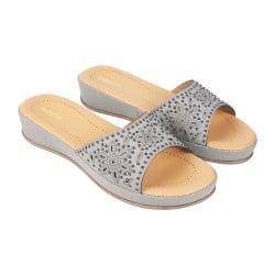 Women Grey Casual Sandals